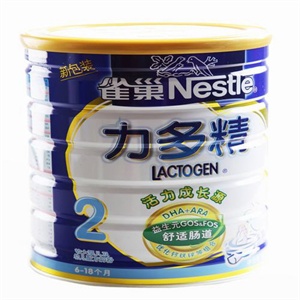 雀巢 力多精2段较大婴儿配方奶粉 900g/听(6-18个月)