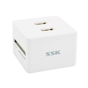 飚王（SSK）立方USB-HUBSHU-014 3口集线器（白色）