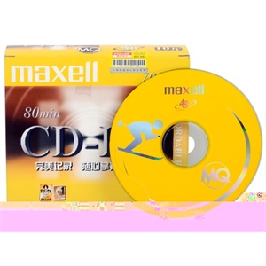 麦克赛尔（Maxell）CD-R 10单片装刻录光盘（48X）