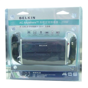 【当当自营】 Belkin贝尔金 F5C400zh200W-P 车载交流供电器（200W，新版）