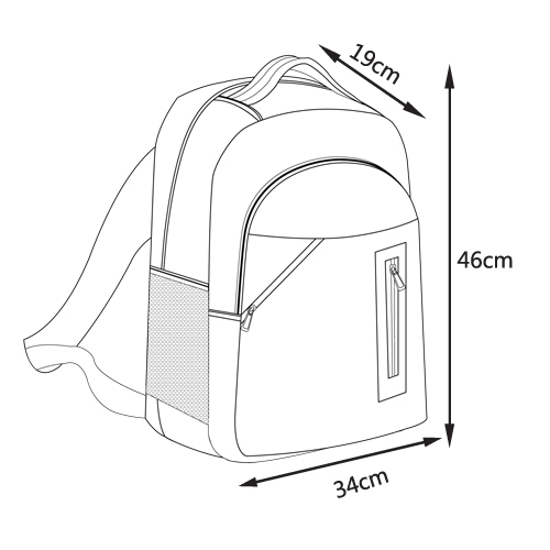 【当当自营】 ecola宜客莱 双肩包/电脑包/双肩背包 bag-bp12bk