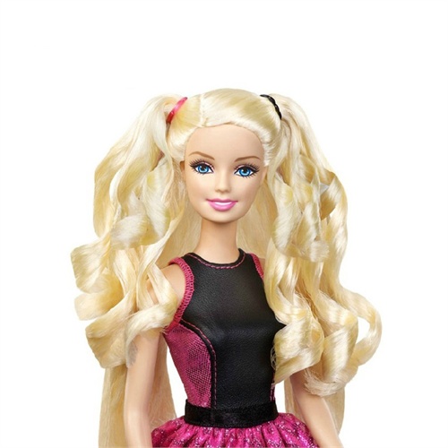芭比 梦幻美发套装 芭比娃娃女孩过家家生日礼物 小公主玩具礼盒 可